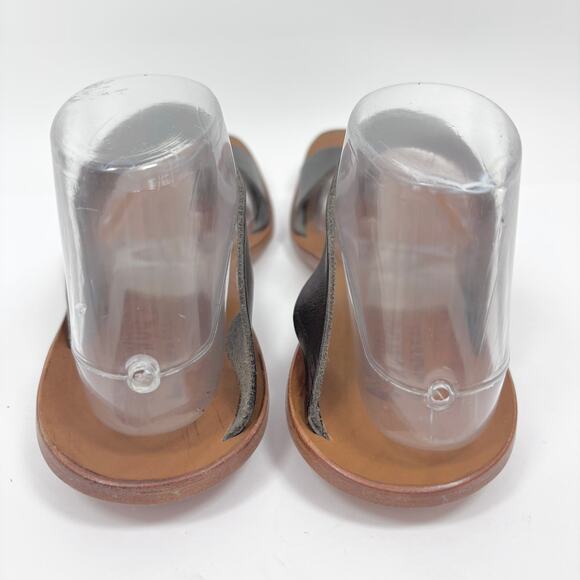 Cydwoq Sandals 39 / 9 Toe Ring Loop Leather Thong Hillary Hand Made in USA Boho - Picture 6 of 9